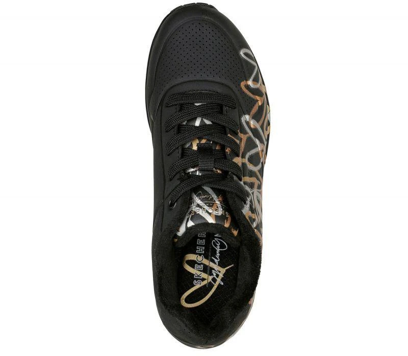 Skechers Uno Metallic Love W 155523/BKGD batai