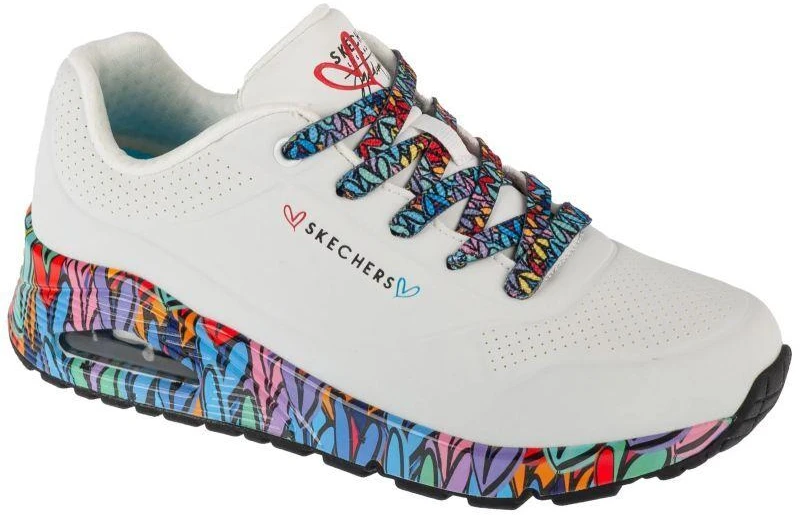 Skechers Uno - Ravaged Love 177918-WMLT Baltas 36