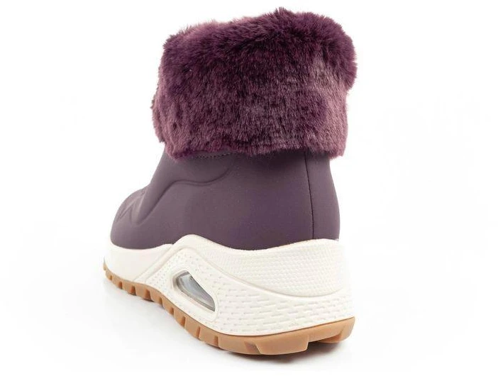 Skechers Uno Rugged moteriški izoliuoti žieminiai batai, violetiniai