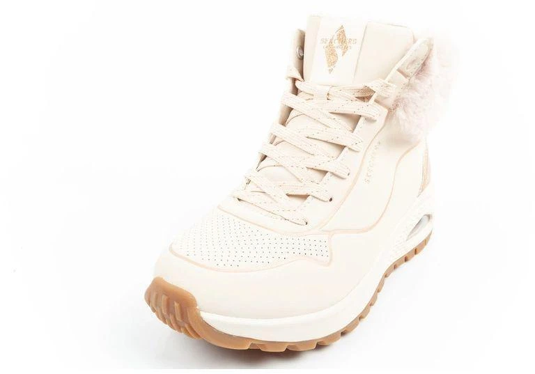 Skechers Uno Rugged moteriški sportiniai aulinukai, pašiltinti, žieminiai, smėlio spalvos