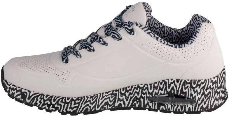 Skechers Uno - Stark Mini Drip 183518-WBK Balta