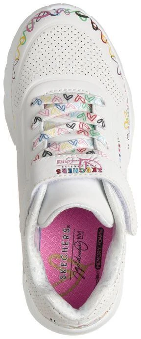 Skechers vaikiški UNO LITE HEART CRAZE sportiniai bateliai 314091L WMLT