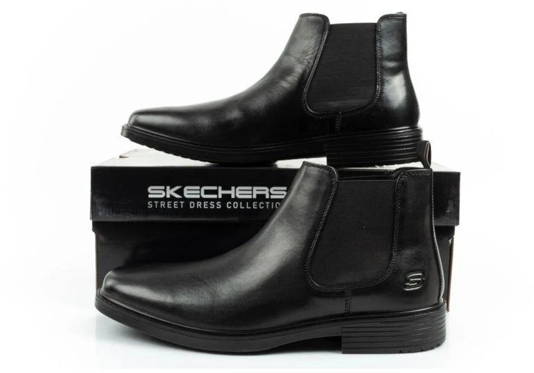Skechers vyriški Chelsea aulinukai Miller-Boris, elegantiški odiniai