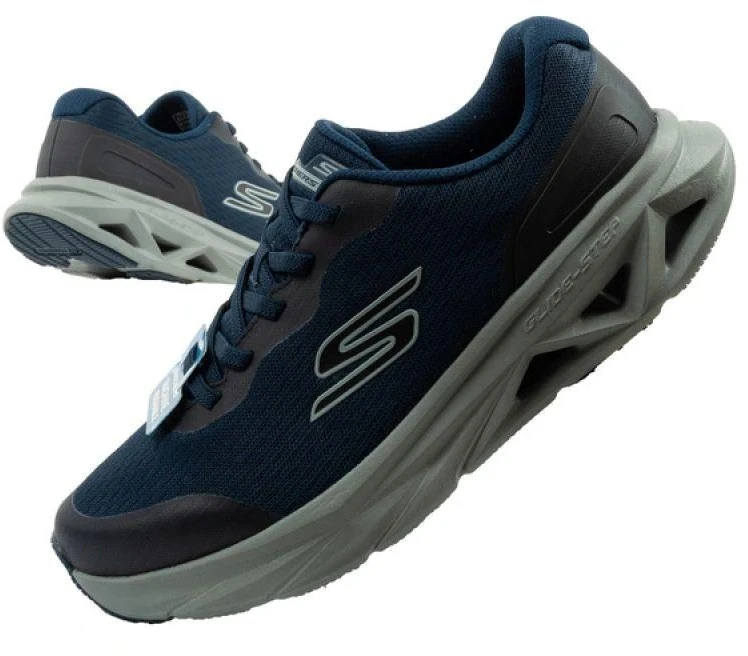 Skechers vyriški kedai Glide-Step Vortex, patogūs, tamsiai mėlyni