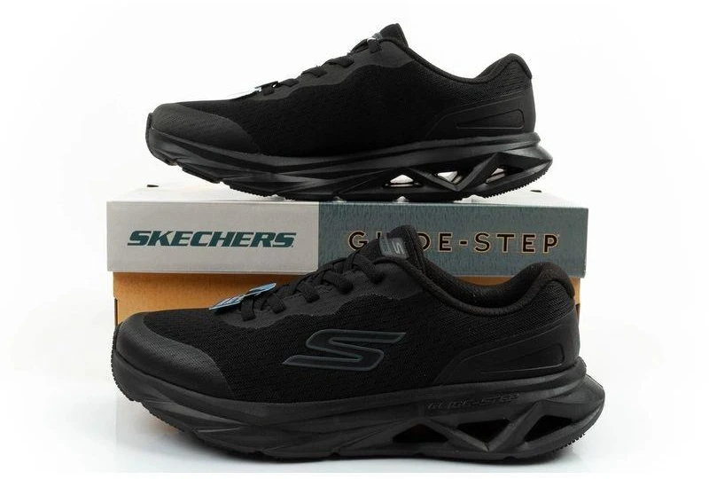 Skechers vyriški sportbačiai Glide-Step Vortex patogūs juodi