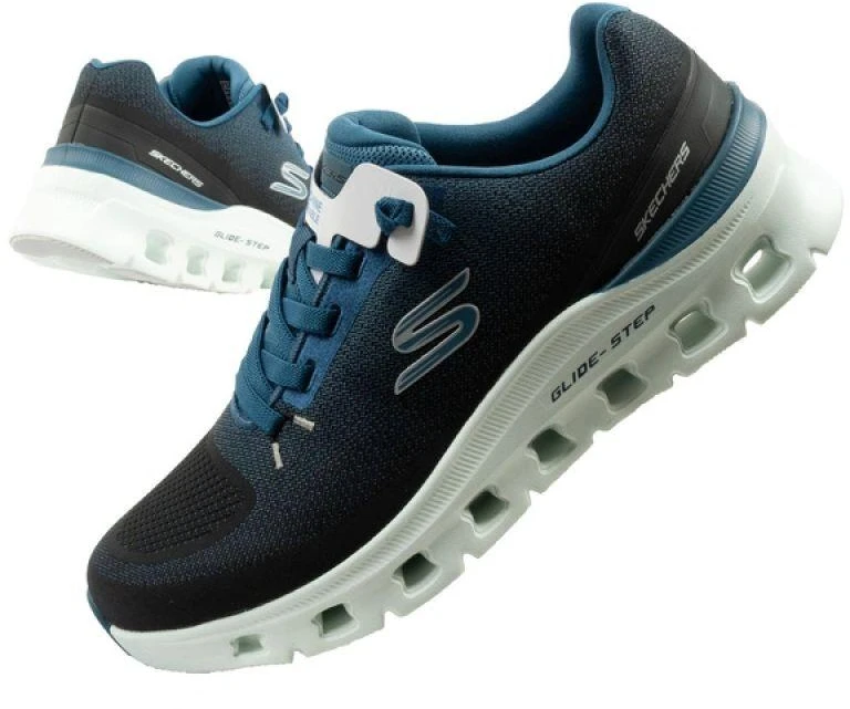 Skechers vyriški sportbačiai Glide-Step Pro patogūs sportiniai tamsiai mėlynos spalvos