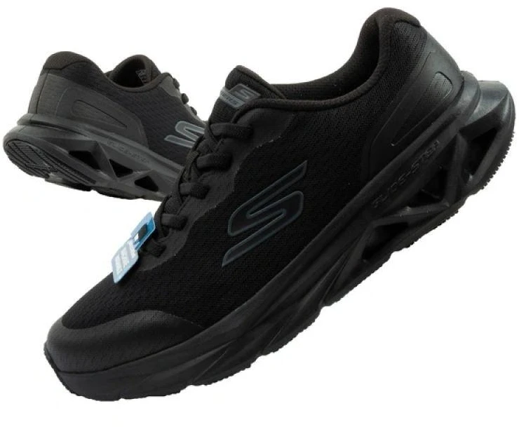 Skechers vyriški sportbačiai Glide-Step Vortex patogūs juodi
