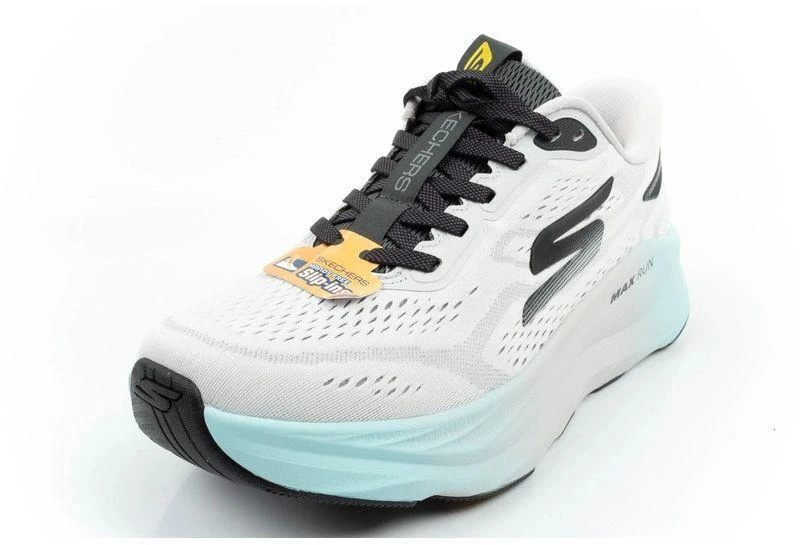 Skechers vyriški sportbačiai Max Run, balti, SLIP-INS