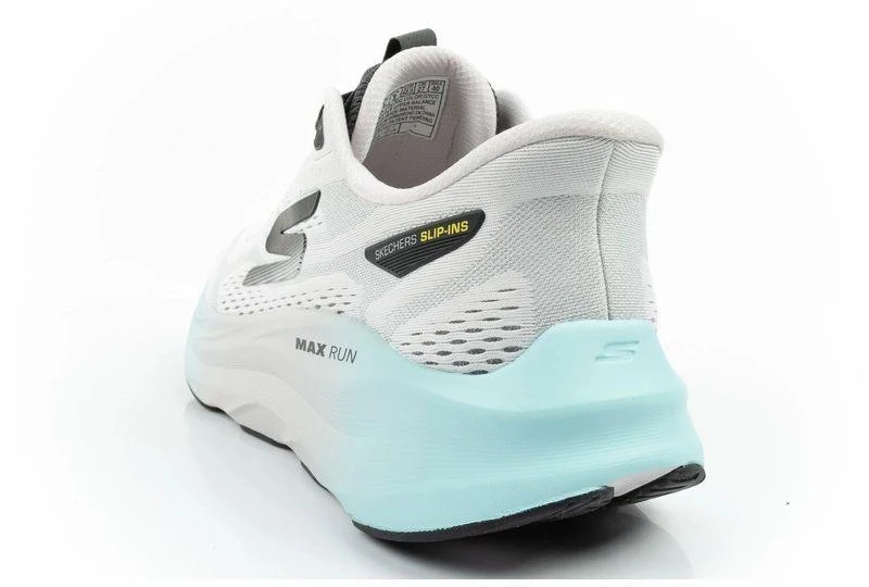 Skechers vyriški sportbačiai Max Run, balti, SLIP-INS