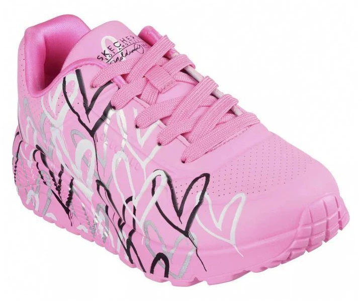Skechers x JGoldcrown Uno Lite batai – Metallic Love Jr 314067L-HPMT
