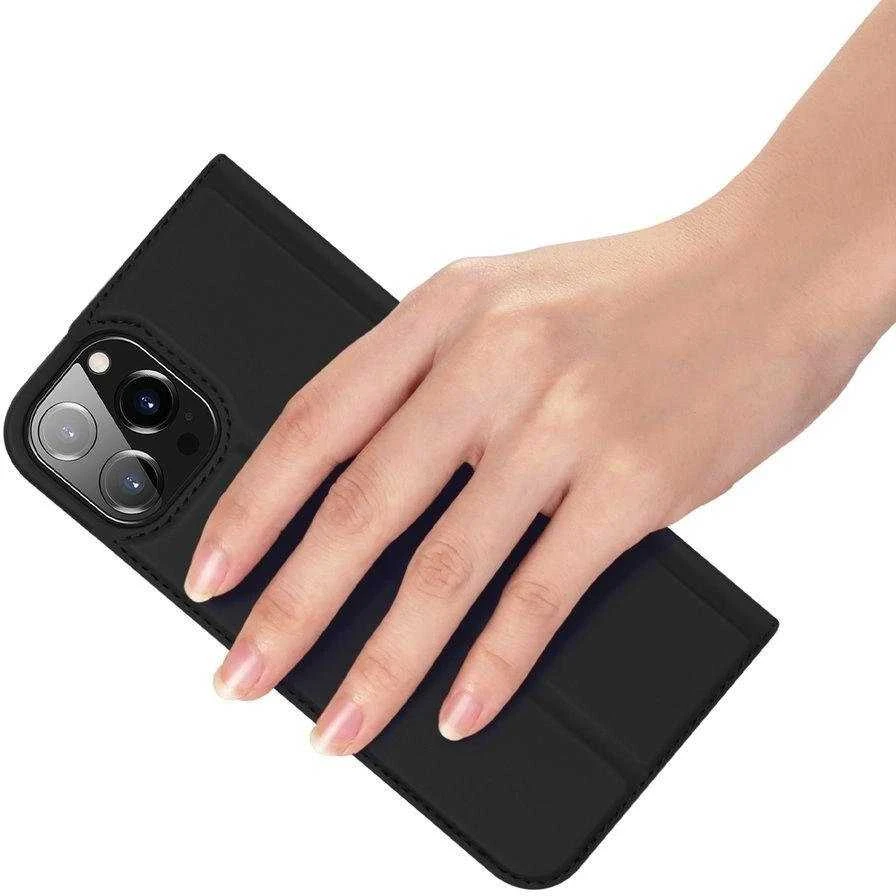 Dux Ducis Skin Pro dėklas skirtas Apple iPhone 13 Pro, juodas