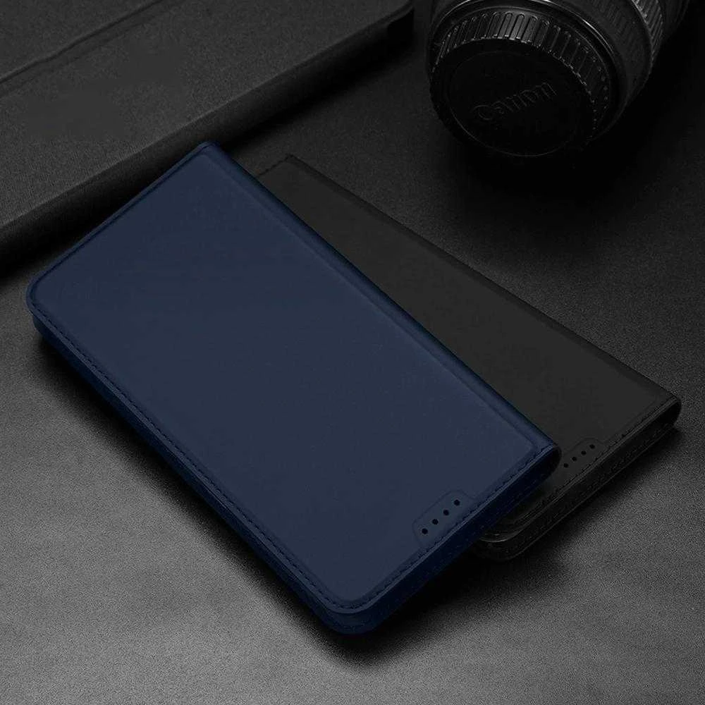 Dėklas Dux Ducis Skin Pro For Realme 10 5G / Realme 9i 5G atverčiamas Card Wallet su stoveliu dėkals telefonui juodos spalvos