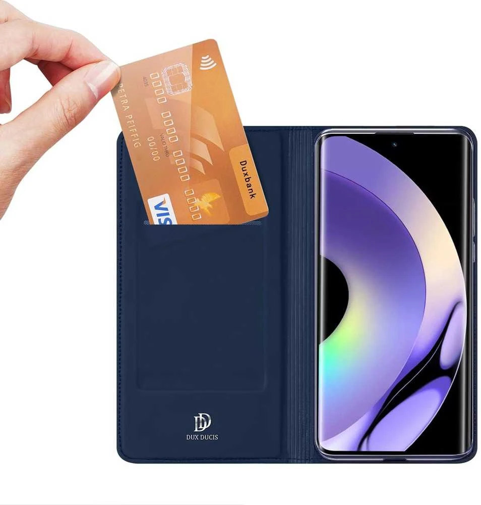 Dux Ducis Skin Pro dėklas skirtas Realme 10 Pro+, mėlynas