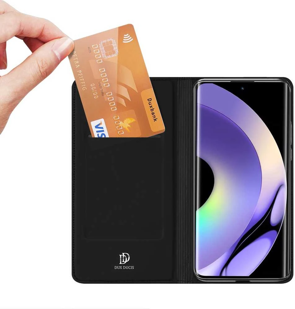 Dux Ducis Skin Pro dėklas skirtas Realme 10 Pro+, juodas