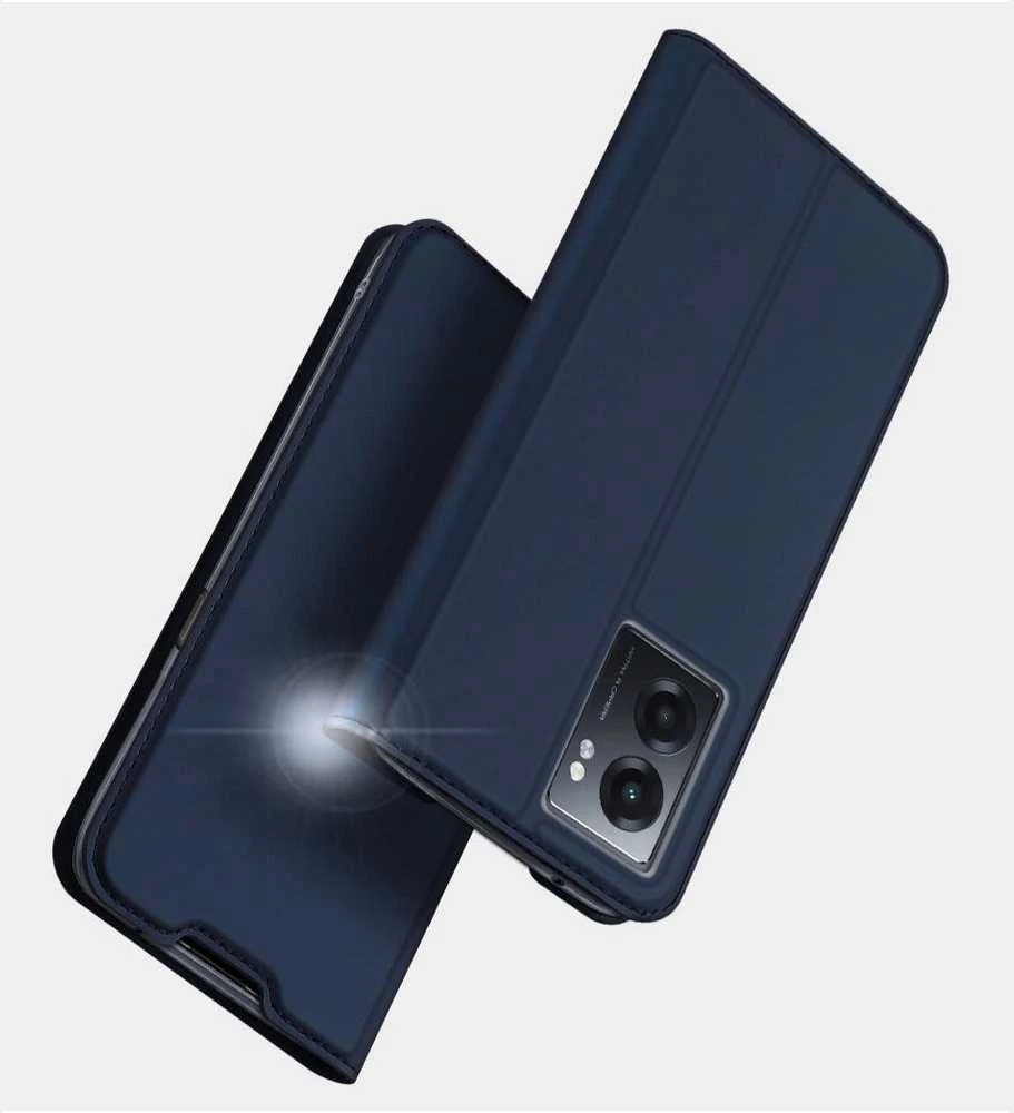 Dux Ducis Skin Pro atverčiamas Realme Narzo 50A dėklas telefonui juodos spalvos