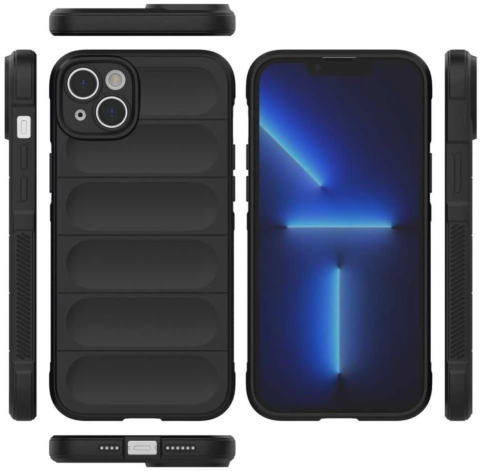 Hurtel Magic Shield dėklas skirtas iPhone 14 Plus, tamsiai mėlynas