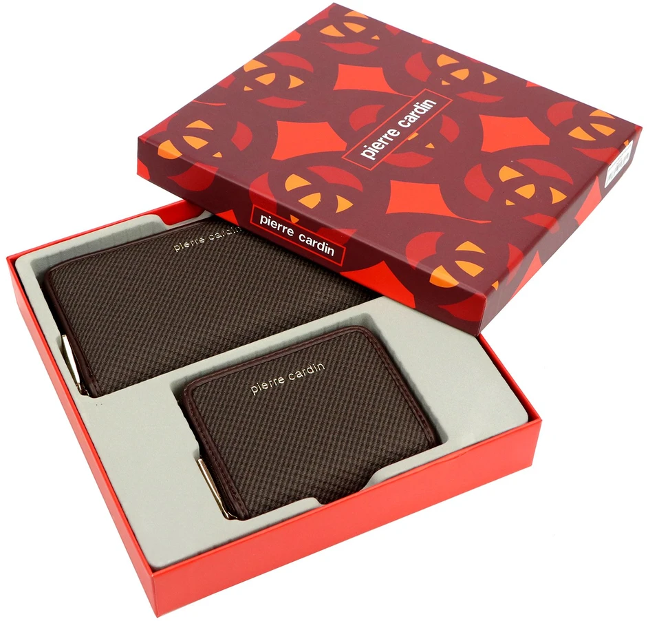 Damski komplektas prezentowy Pierre Cardin WX48 – dwa portfele