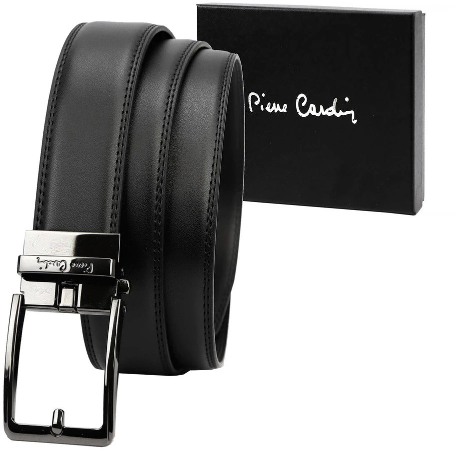 Juodas dirželis męski Pierre Cardin 3361 GG46 130 cm