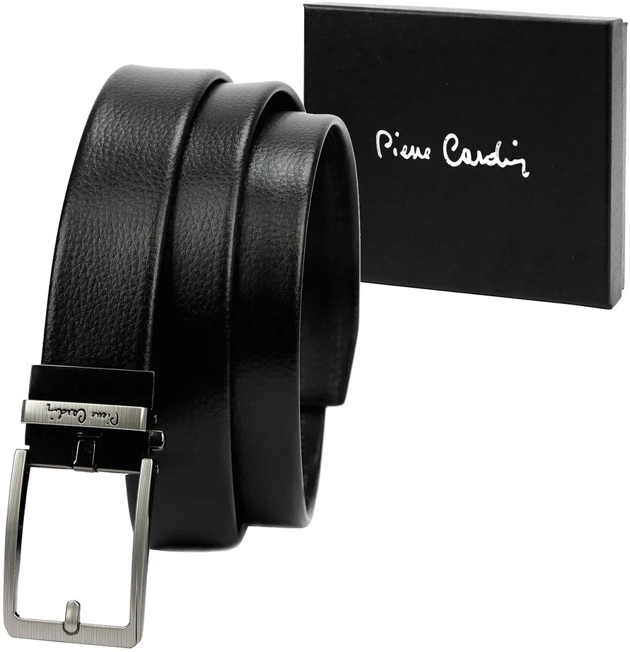 Juodas vyriškas diržas Pierre Cardin 3362 GG47 130 cm