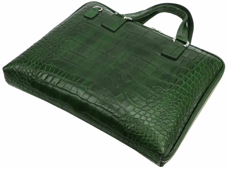 Skórzana aktówka damska Camilla PREMIUM 10.777 CROCO A4