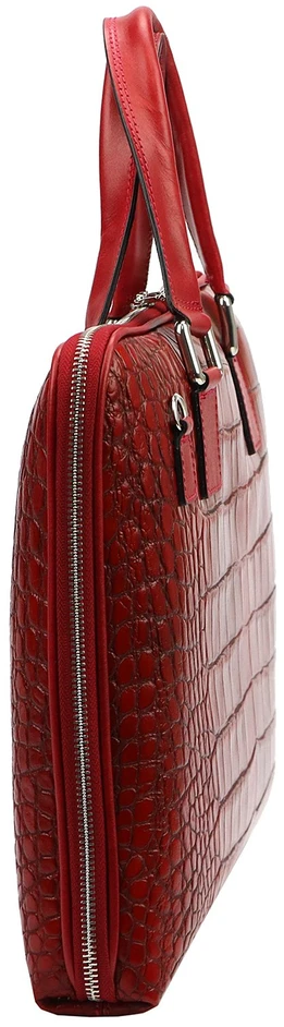 Skórzana aktówka damska Camilla PREMIUM 10.777 CROCO A4