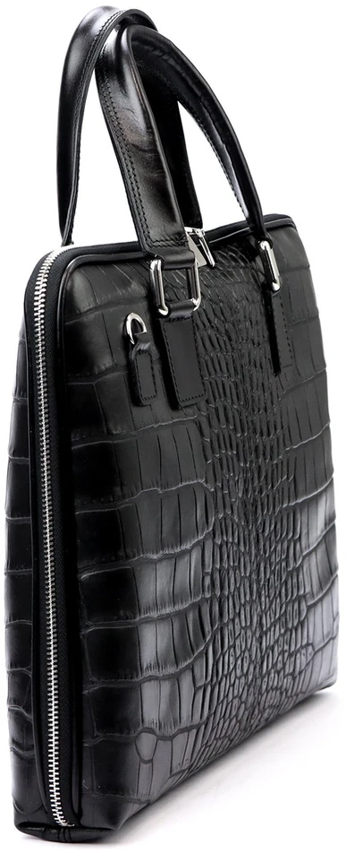 Skórzana aktówka damska Camilla PREMIUM 10.777 CROCO A4