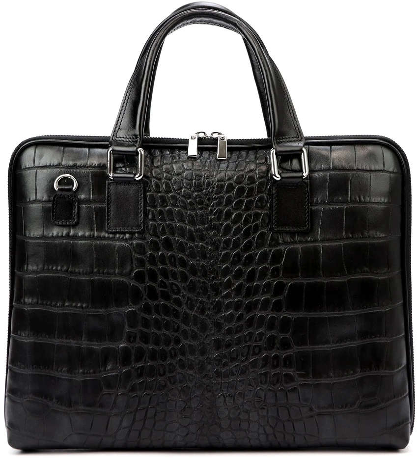 Skórzana aktówka damska Camilla PREMIUM 10.777 CROCO A4