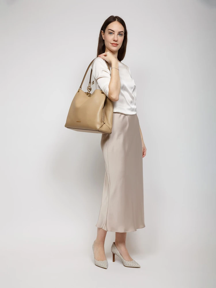 Michael Kors 35T5G8WE6L camel spalvos moteriška odinė tote rankinė