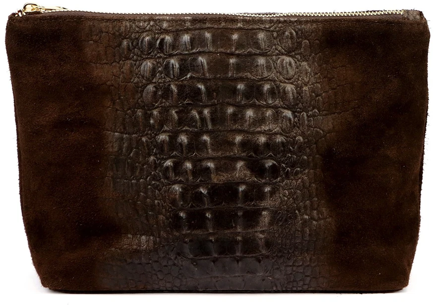 Skórzana kosmetyczka Gregorio COSMETICS-004 CROCO