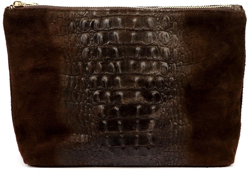 Skórzana kosmetyczka Gregorio COSMETICS-004 CROCO
