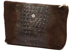 Skórzana kosmetyczka Gregorio COSMETICS-004 CROCO