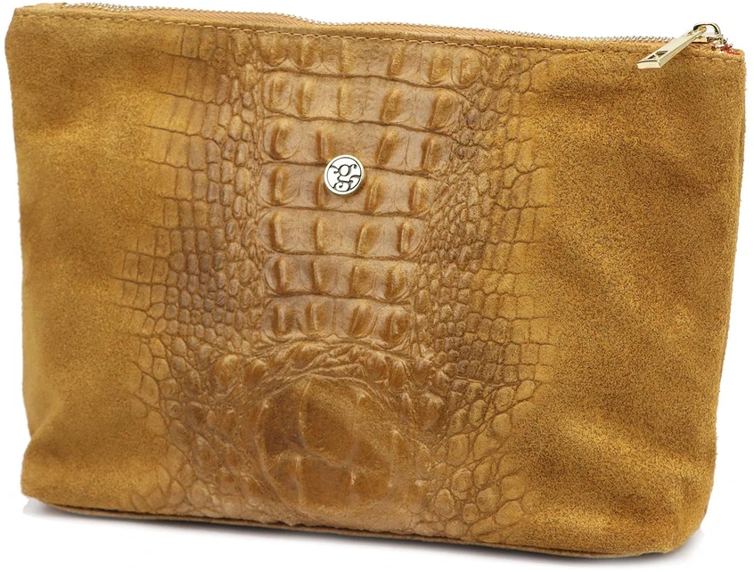 Skórzana kosmetyczka Gregorio COSMETICS-004 CROCO