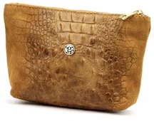 Skórzana kosmetyczka Gregorio COSMETICS-005 CROCO