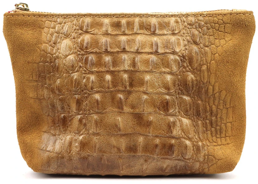 Skórzana kosmetyczka Gregorio COSMETICS-005 CROCO