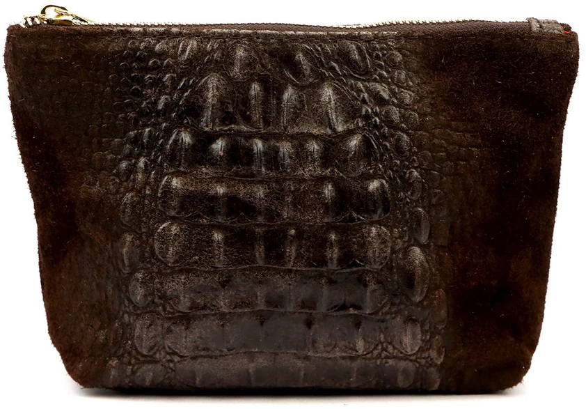 Skórzana kosmetyczka Gregorio COSMETICS-005 CROCO