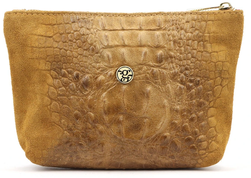 Skórzana kosmetyczka Gregorio COSMETICS-005 CROCO