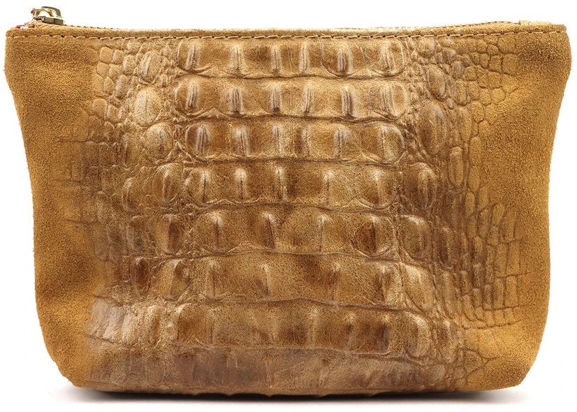 Skórzana kosmetyczka Gregorio COSMETICS-005 CROCO