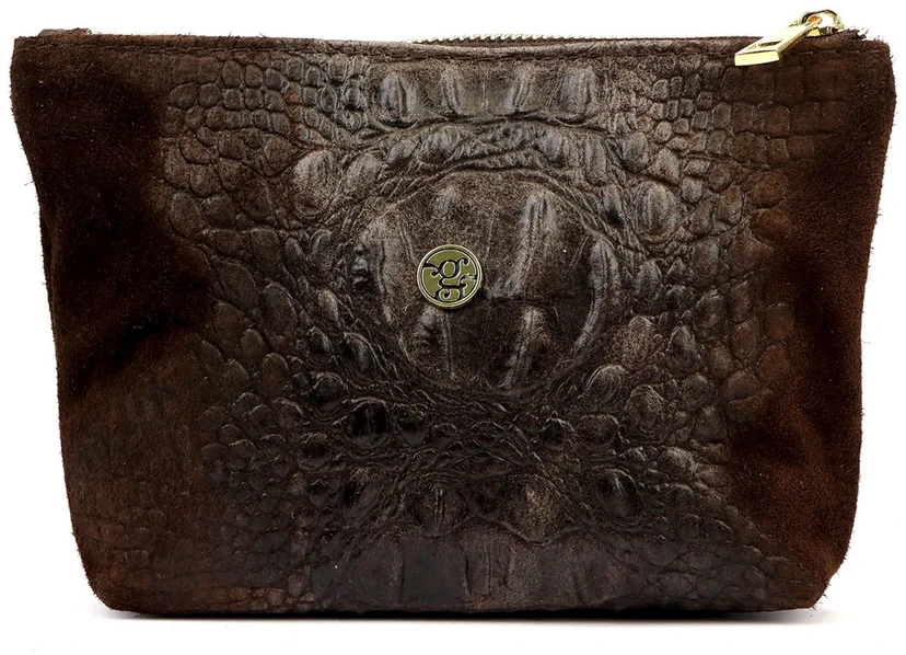 Skórzana kosmetyczka Gregorio COSMETICS-005 CROCO