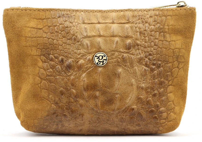 Skórzana kosmetyczka Gregorio COSMETICS-005 CROCO