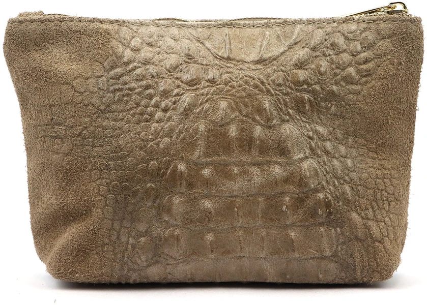 Skórzana kosmetyczka Gregorio COSMETICS-005 CROCO