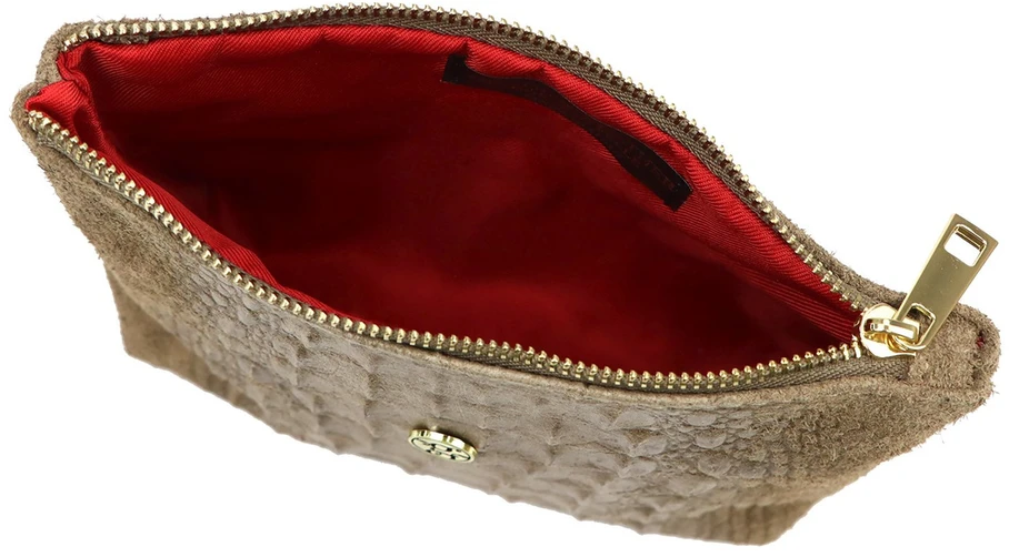 Skórzana kosmetyczka Gregorio COSMETICS-005 CROCO