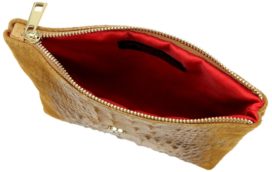 Skórzana kosmetyczka Gregorio COSMETICS-005 CROCO