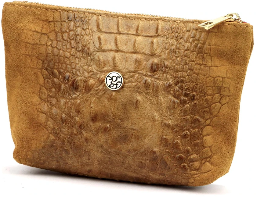 Skórzana kosmetyczka Gregorio COSMETICS-005 CROCO