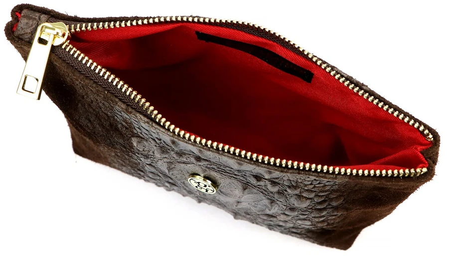 Skórzana kosmetyczka Gregorio COSMETICS-005 CROCO