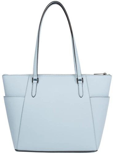 Skórzana shopperka Michael Kors 35F0SCFT3L – jasnoniebieska
