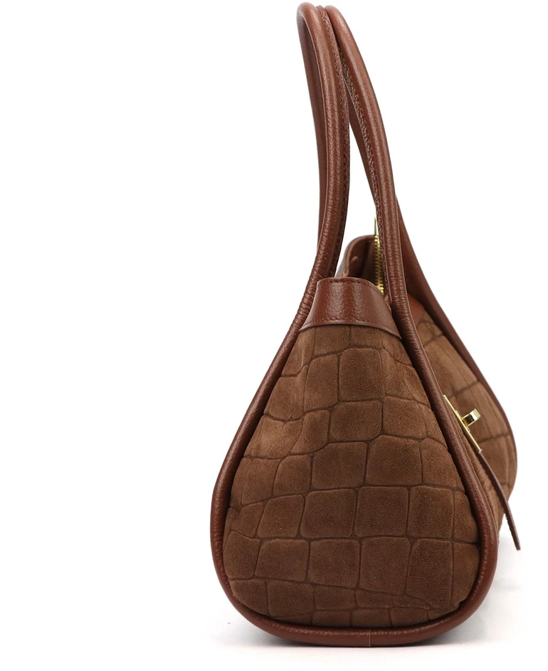 Odinė rankinė Camilla PREMIUM 10.014 CROCO su dirželiu