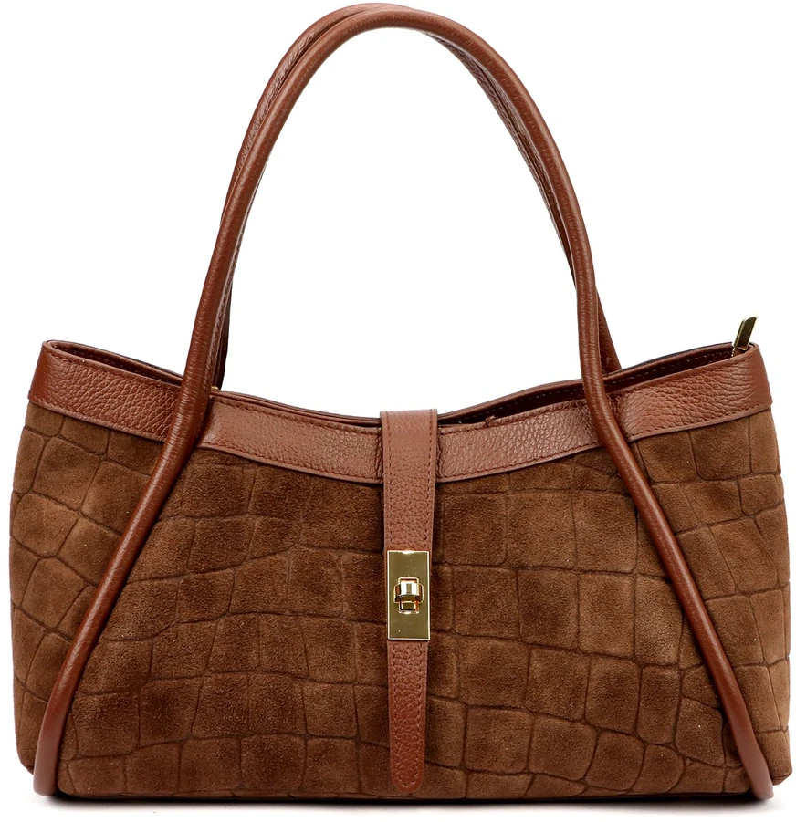 Odinė rankinė Camilla PREMIUM 10.014 CROCO su dirželiu