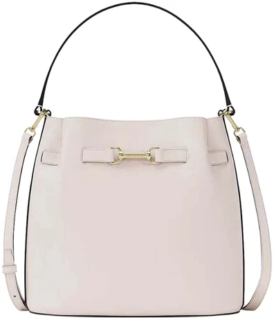 Skórzana torebka maišelis Michael Kors 35R6G2ZS6T, jasnokremowa
