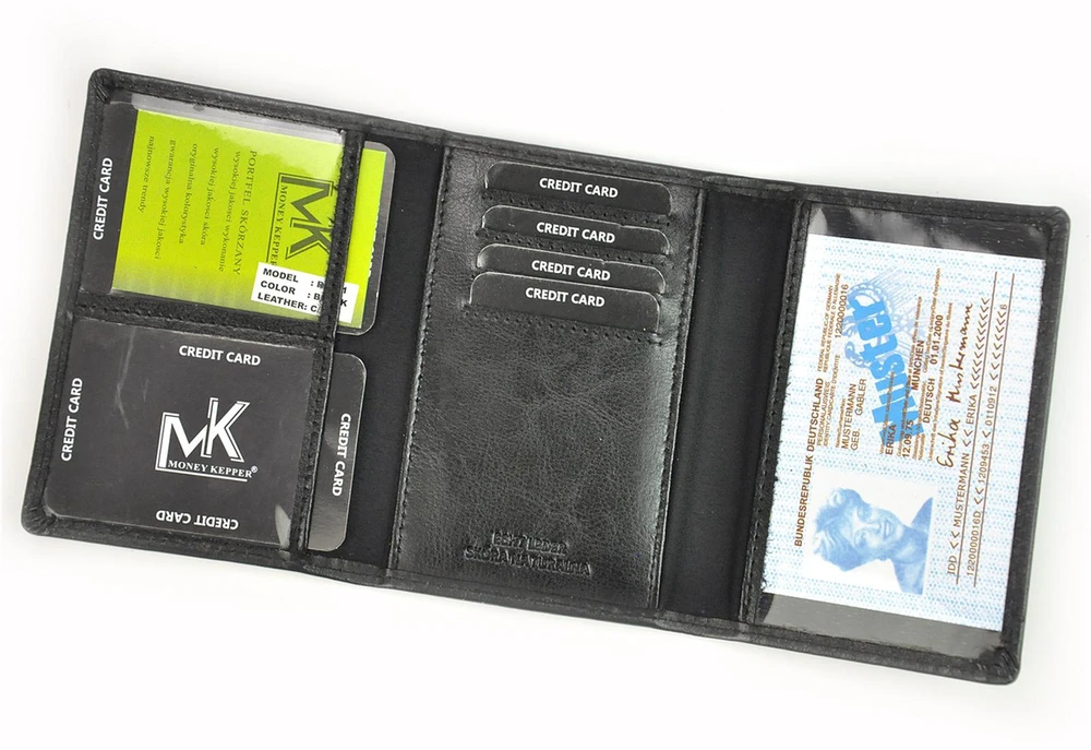 Skórzane etui Money Kepper R7001 na dokumenty i karty