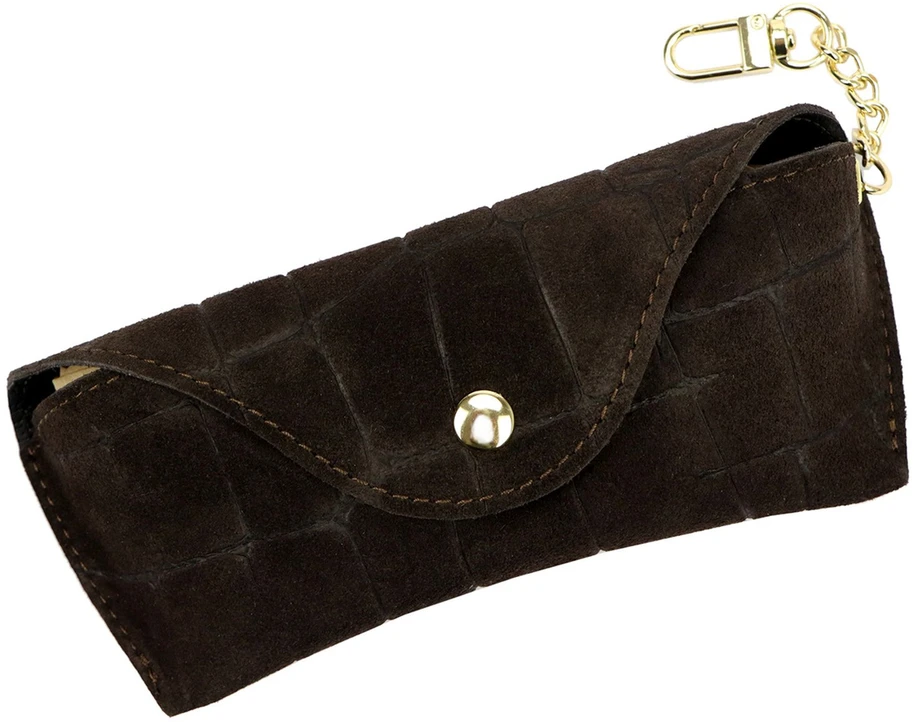Skórzane etui na okulary CROCO Florence BRE-13